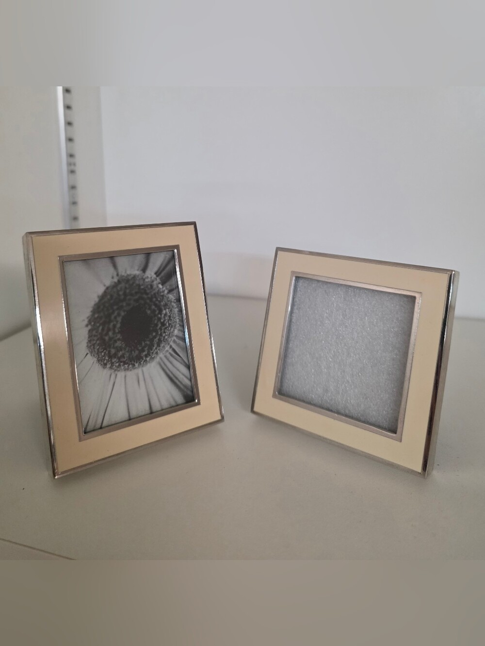 Restoration Hardware Pair of Metal & Enamel Mini Frames